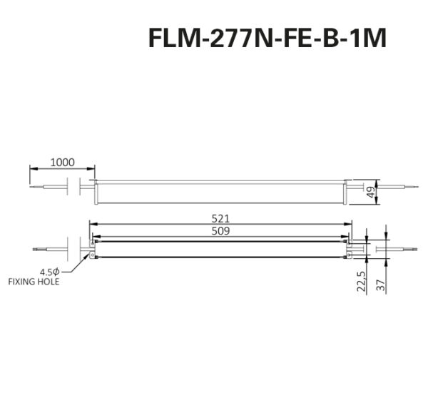 FLM-277N-FE-B-1M drawing
