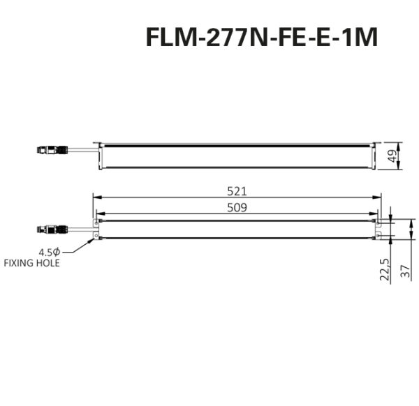 FLM-277N-FE-E-1M drawing