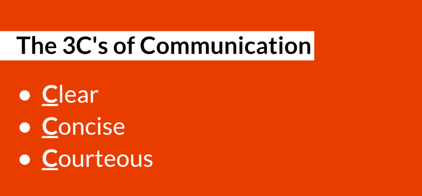 3Cs of Communication