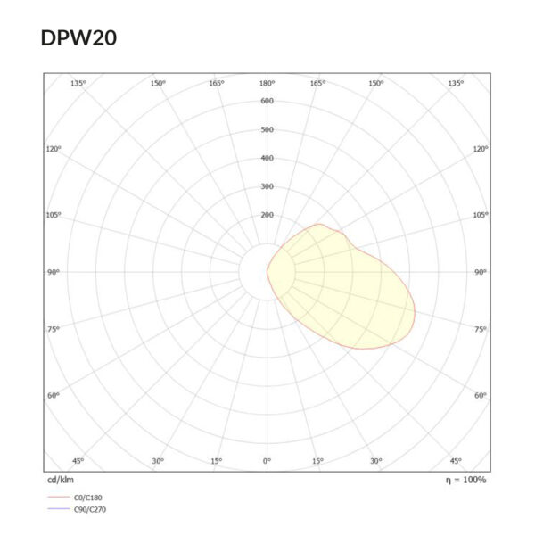 DPW20 anti-ligature luminaire