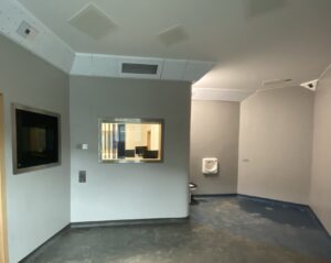 Bowlers Green Unicell trunking, secure health lighting, anti ligature lighting, ligature resistant lighting