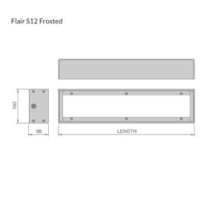 Flair S12 Frosted Version Drawing
