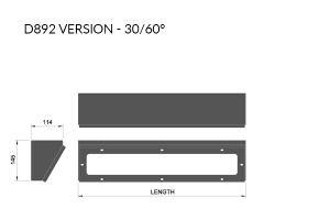 Tuscan 89 Angled S12 D893 Drawing 30 60 degree