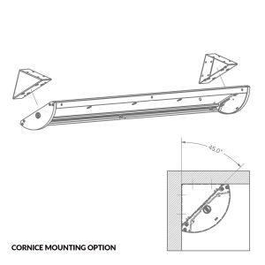 Mission Cornice Mounting Drawing