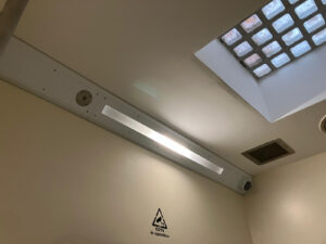 Obex Tuneable White Ligature Resistant Luminaire, Police Station Lighting