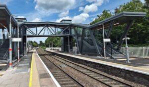 Abergavenny Station vandal resistant lighting