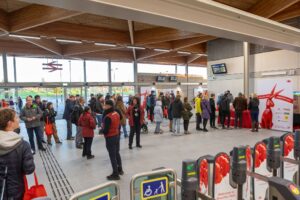 Beaulieu Park Station Stromma Rail lighting