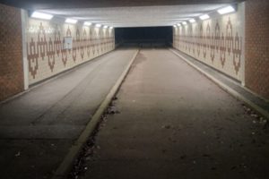 LED retrofit energy-efficient lighting White Hart Roundabout