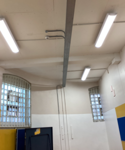 Custodial lighting, prison lighting, retrofit lighting, vandal resistant luminaries, linear luminaires
