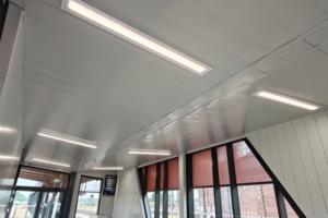 platform lighting, train station lighting, vandal resistant luminaires